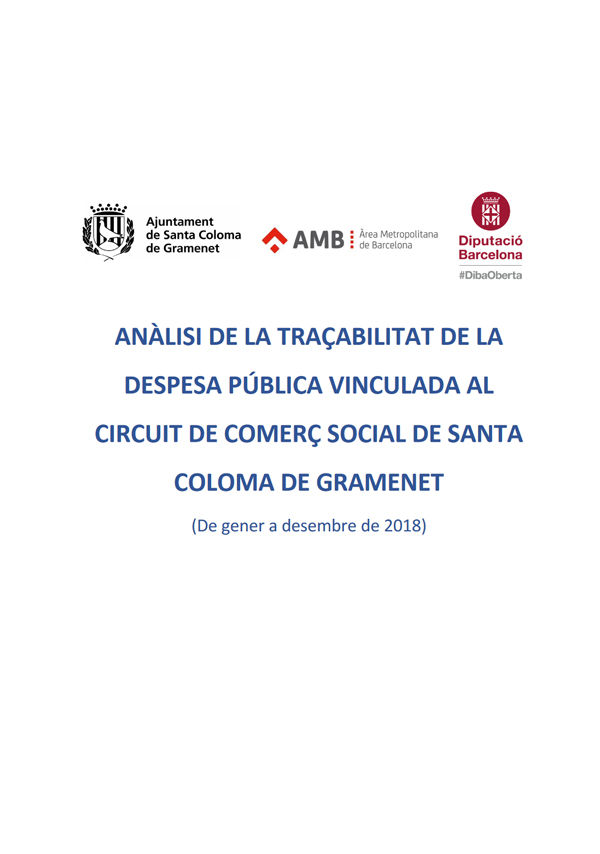 Informe 2018 de la Traçabilitat del CCS Santa Coloma