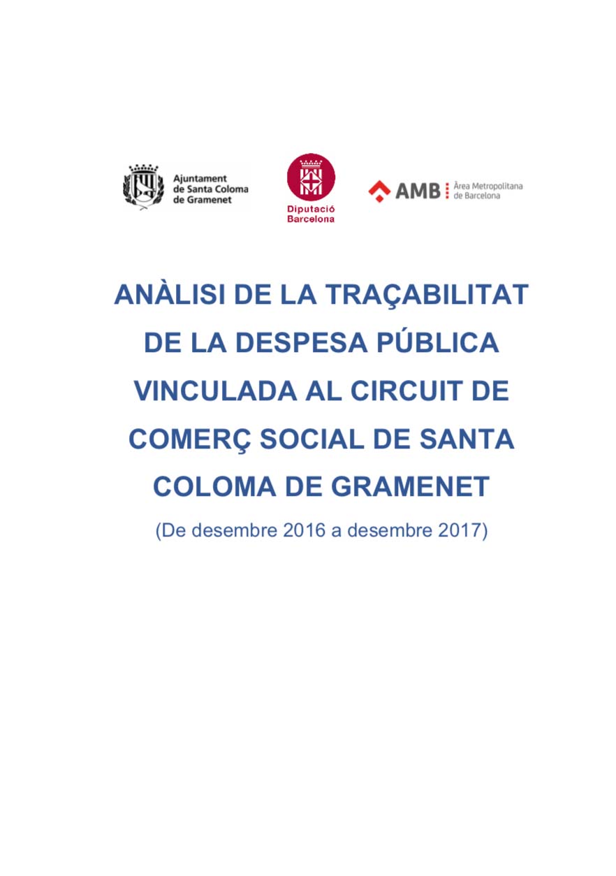 Informe de la Traçabilitat del CCS Santa Coloma 2017