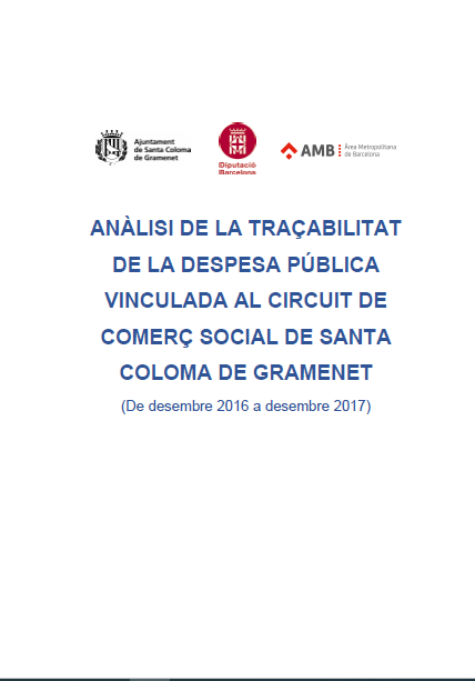 Informe 2017 de la Traçabilitat del CCS Santa Coloma