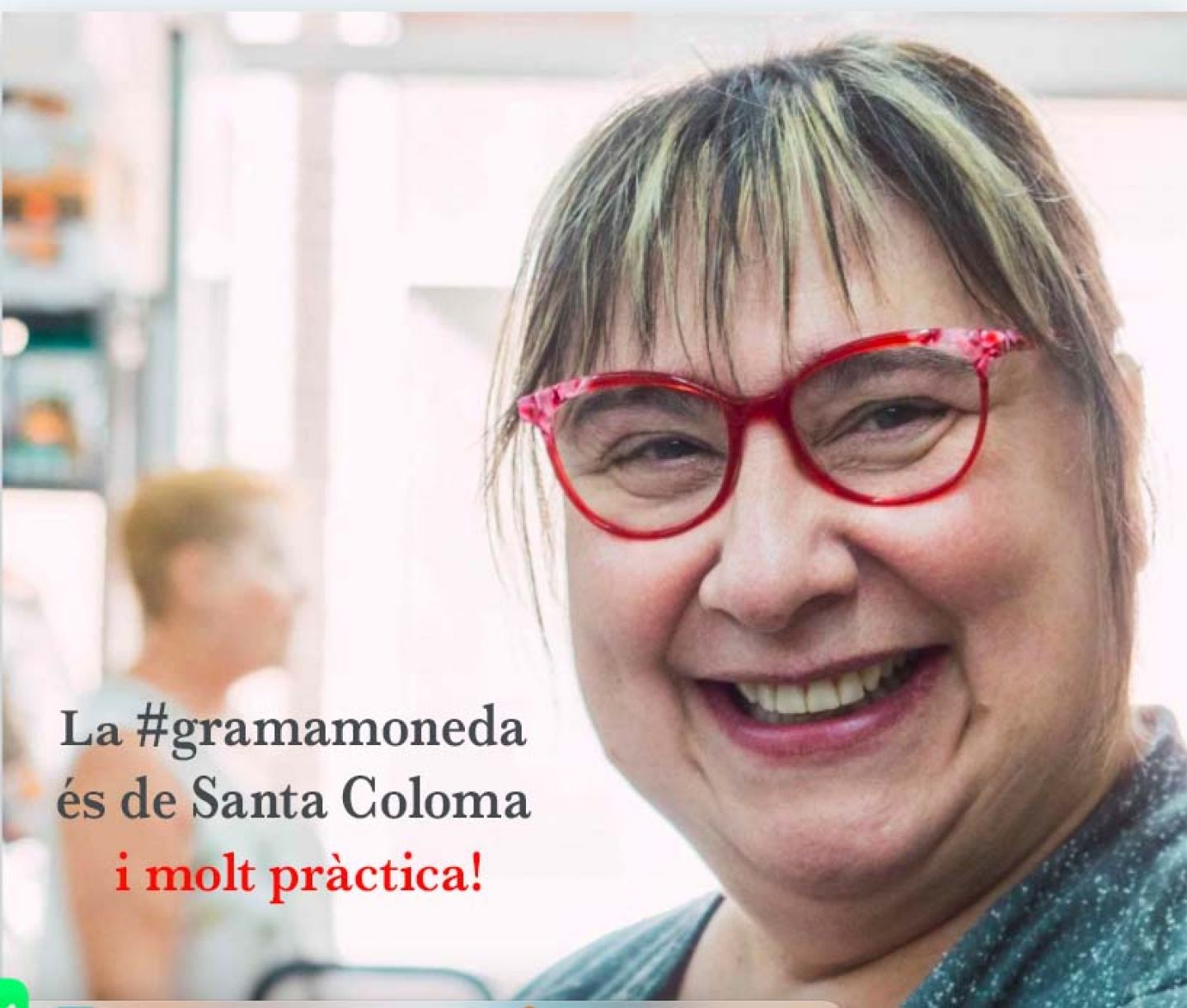 La #gramamoneda es de santa Coloma y muy práctica